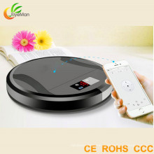 2016 The Thinnest Body APP Controlled Robot Vacuum Cleaner for Home